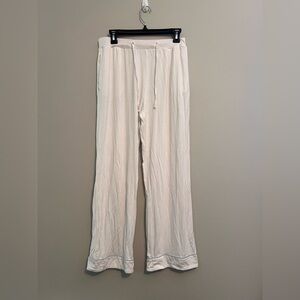 White Cozy Earth Bamboo Pajama Pants